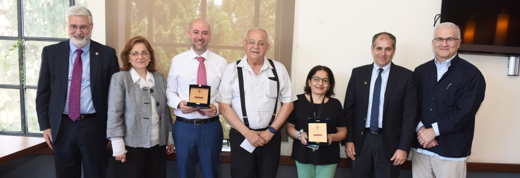 Dr. Sawsan Abdulrahim and Dr. Pierre Karam recipients of Teaching Excellence Award 2023