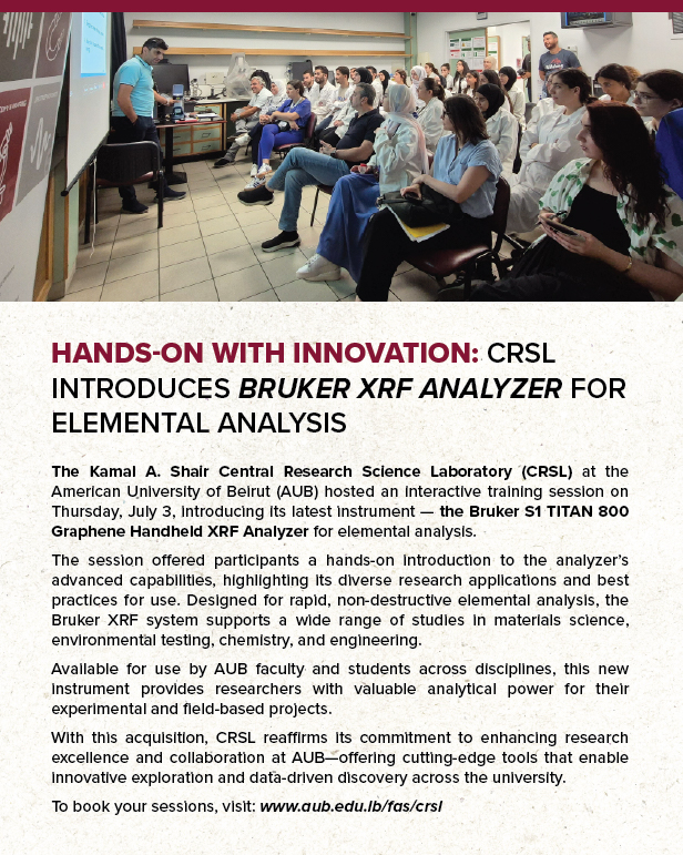 Hands-On with Innovation: CRSL Introduces Bruker XRF Analyzer for Elemental Analysis