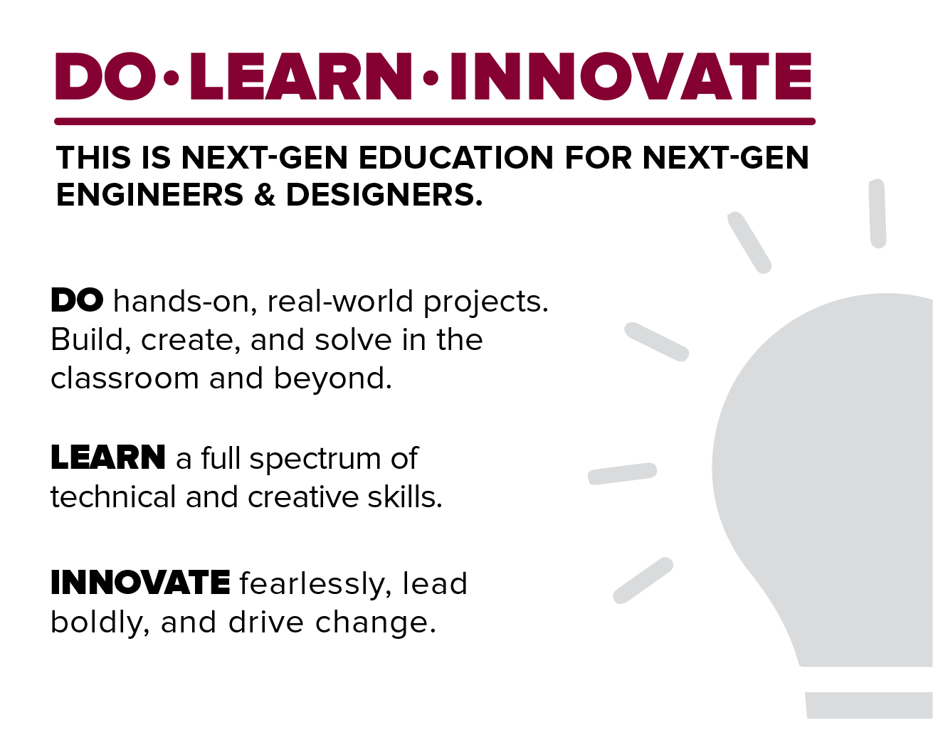 Do Learn Innovate. This is Next-Gen Education for Next-Gen Engineers & Designes.